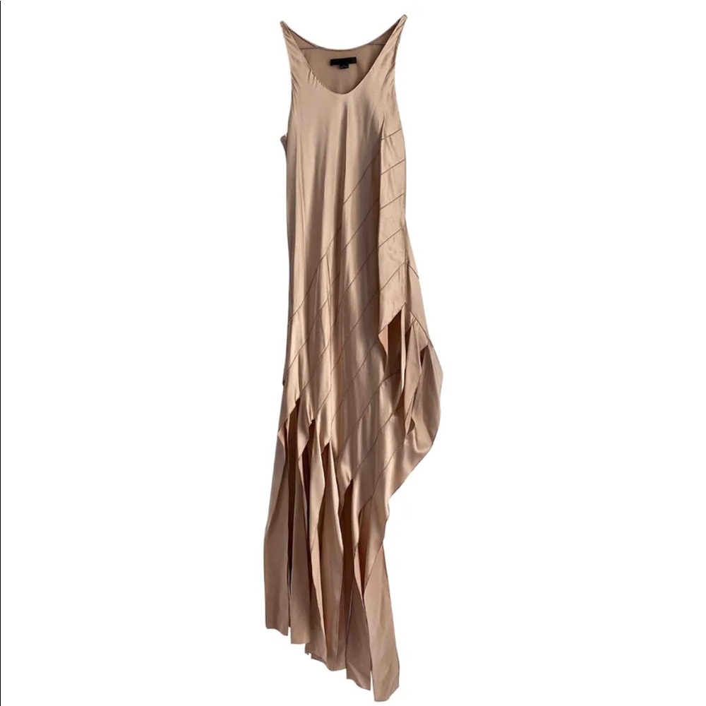 Alexander Wang pale pink silk slip dress